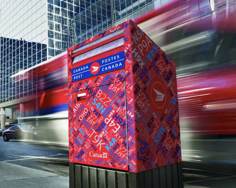 Canada post shipping mailbox