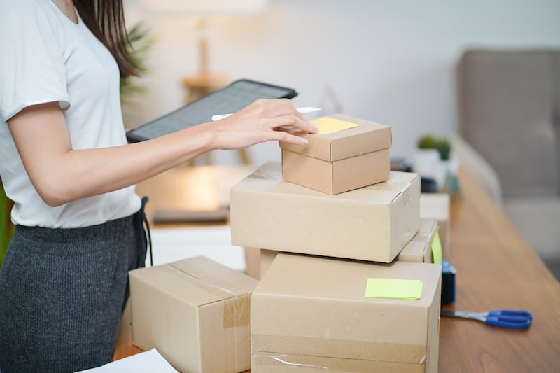small business shipping canada from home