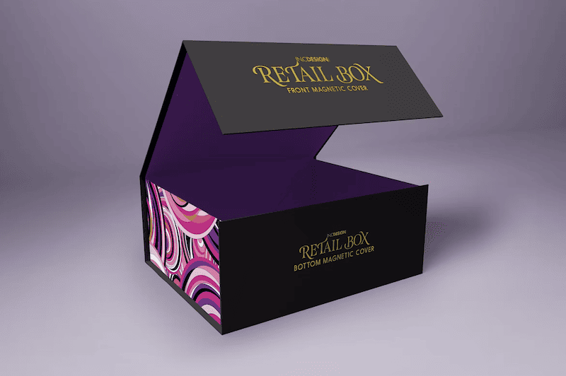 luxury retail box mockup
