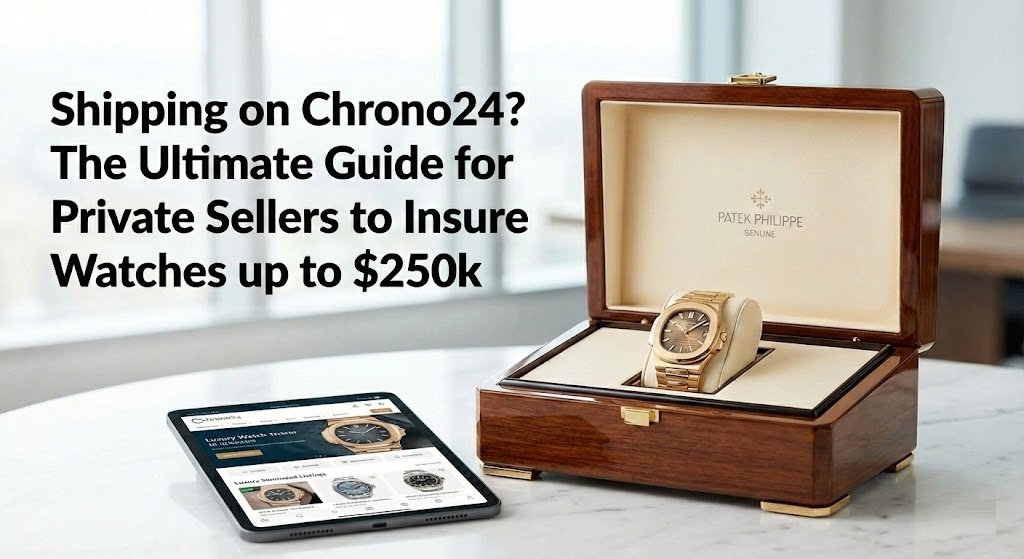Shipping on Chrono24? The Ultimate Guide for Private Sellers to Insure Watches up to $250k
