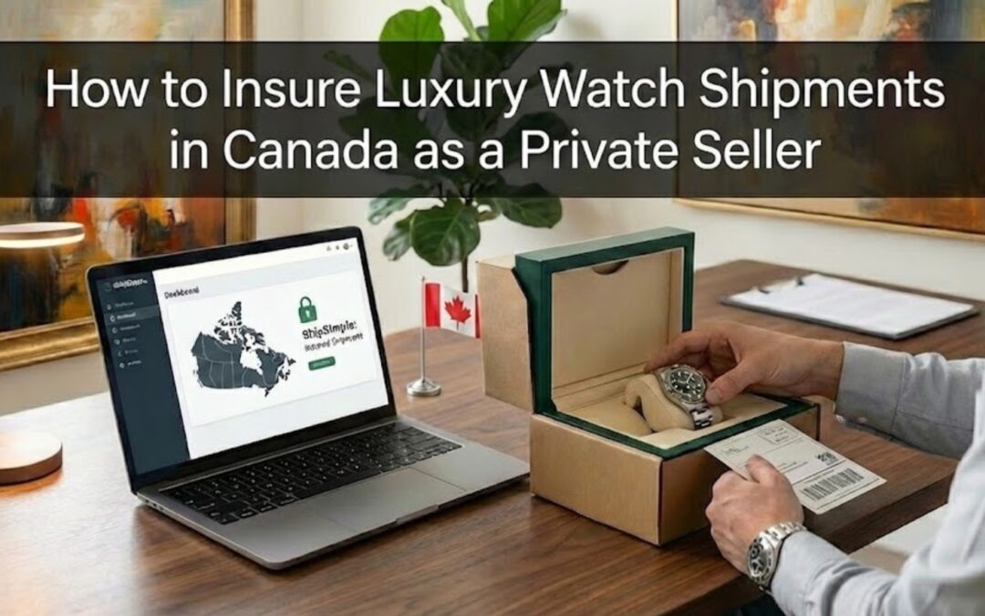 How to Insure Luxury Watch Shipments in Canada as a Private Seller