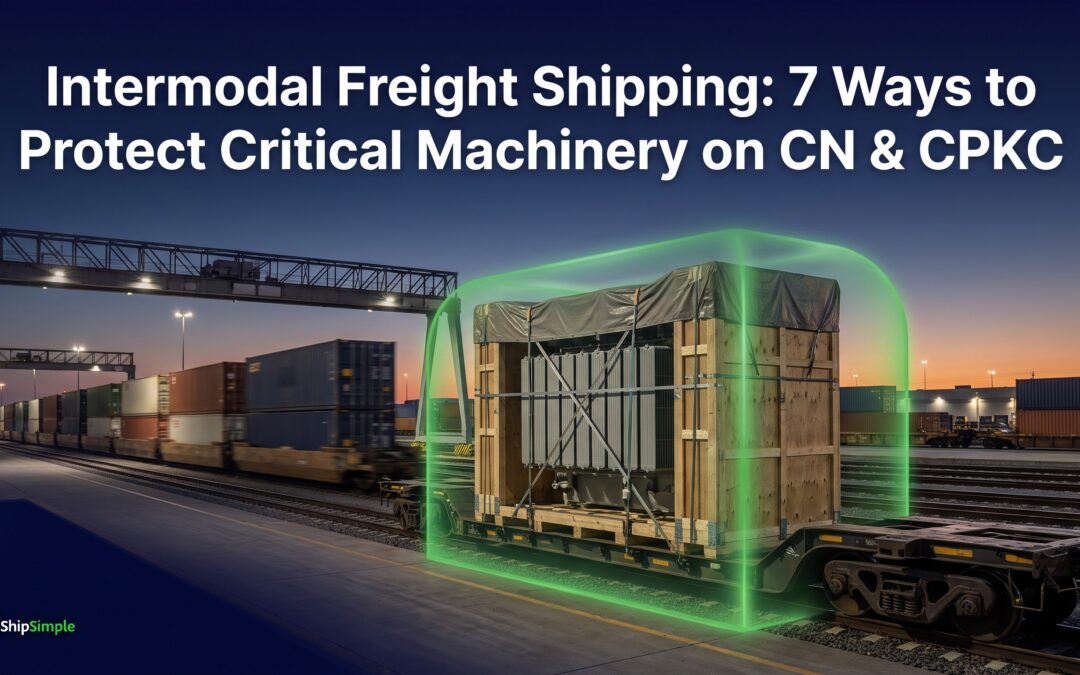 Intermodal Freight Shipping: 7 Ways to Protect Critical Machinery on CN & CPKC
