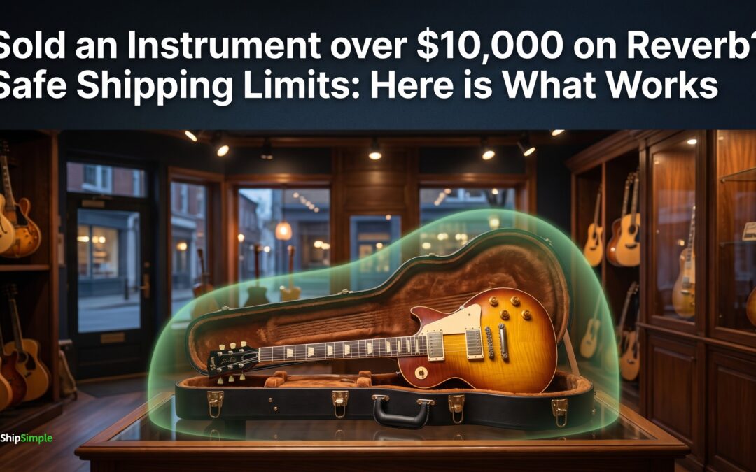 Sold an Instrument over $10,000 on Reverb? Safe Shipping Limits: Here is What Works