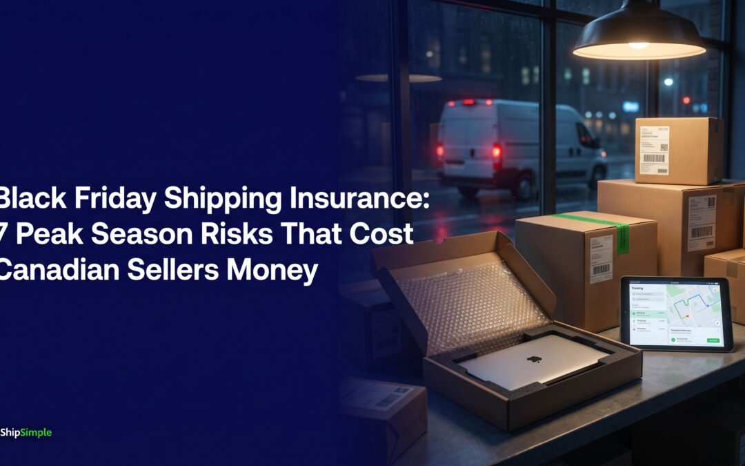 Black Friday Shipping Insurance: 7 Peak Season Risks That Cost Canadian Sellers Money